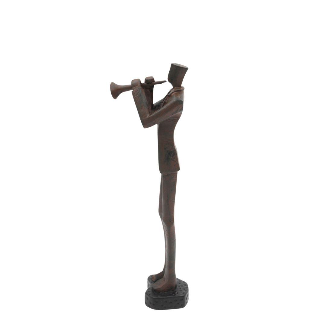 DECORATIVE FIGURE MUSICIAN TRUMPET image 2